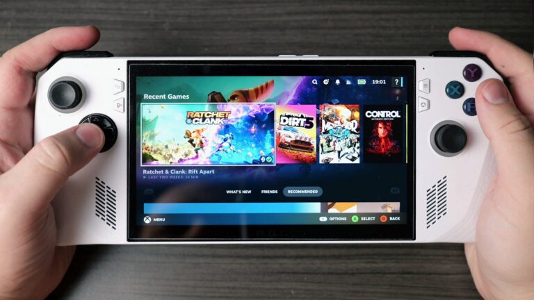 Bazzite oferece uma experiência SteamOS incrível para dispositivos portáteis com Windows.