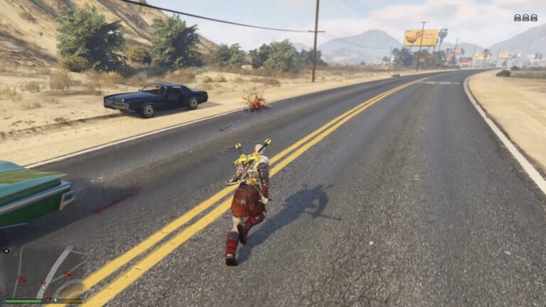 GTA 5 recebe mod que possibilita jogar como Kratos
