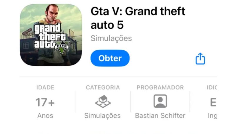 Novo clone de GTA 5 é lançado para iPhone