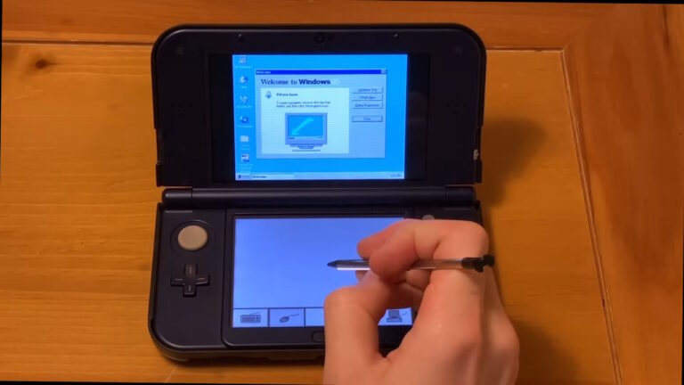 Windows 95 é instalado no Nintendo 3DS, mas a performance deixa a desejar…