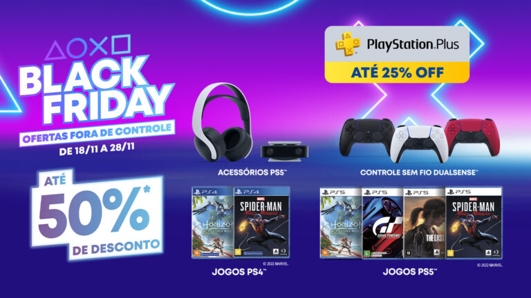 Campanha de descontos de até €30 em jogos para PlayStation 5