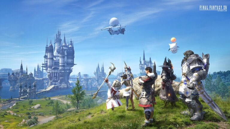 Anúncio de Final Fantasy 14 para dispositivos móveis