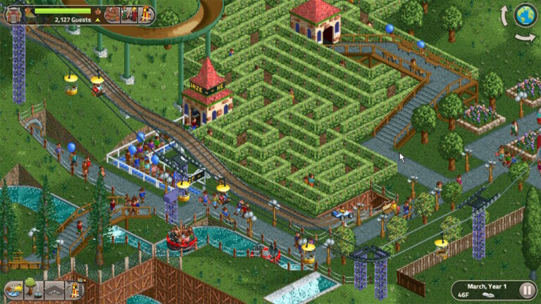 Rollercoaster Tycoon Classic é lançado para o Switch em dezembro
