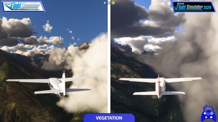 Microsoft Flight Simulator 2024 ou 2020: qual apresenta gráficos superiores?