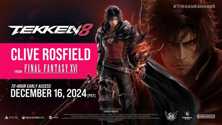 Clive de Final Fantasy 16 se junta ao elenco de Tekken 8