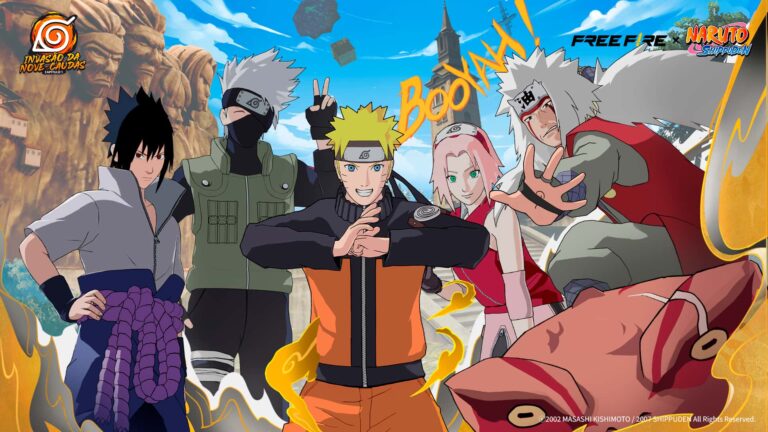 Free Fire fecha parceria surpreendente com Naruto Shippuden