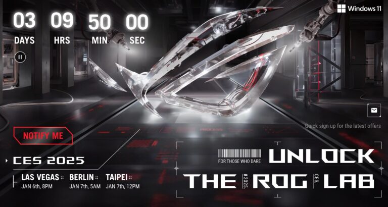 Asus e ROG na CES 2025 – acompanhe ao vivo