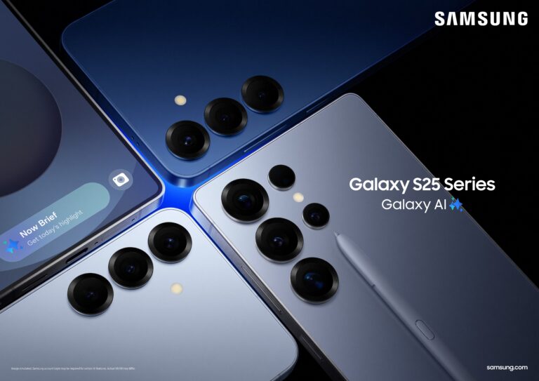 Samsung apresenta a nova série Galaxy S25 com inteligência artificial avançada.