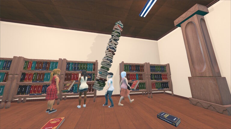 Libritopia: um simulador caótico de construção de bibliotecas