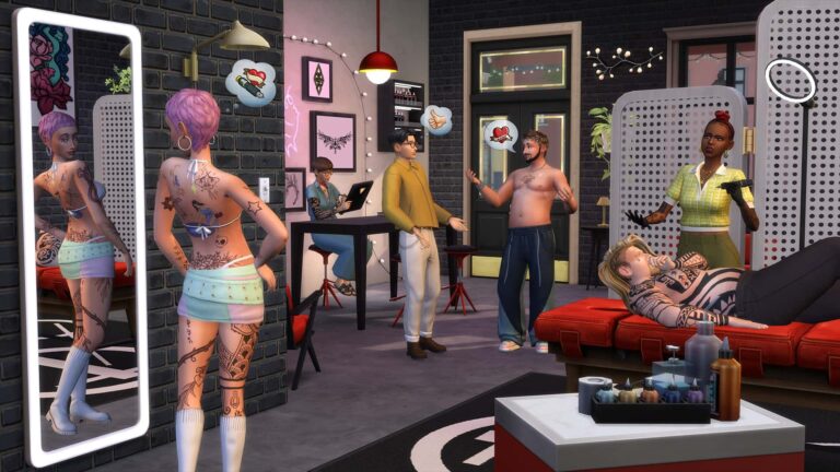 The Sims 4 lança nova expansão com a carreira de tatuador