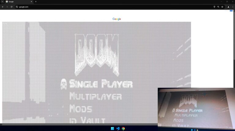 Minha barra de pesquisa do Google roda Doom? É verdade!