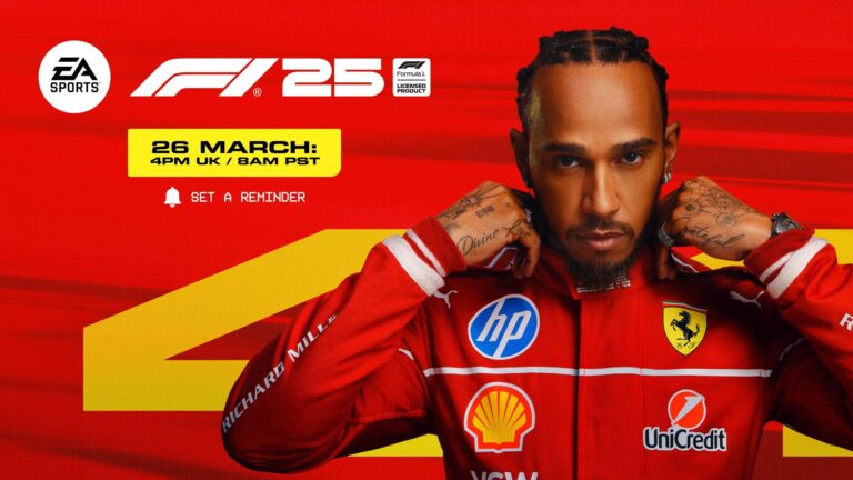 EA Sports F1 25 será revelado em 26 de março.
