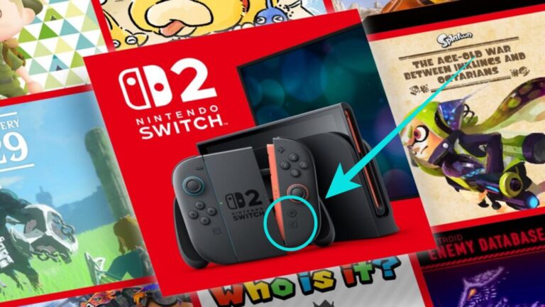 Imagem oficial do Switch 2 revela vazamento do botão C