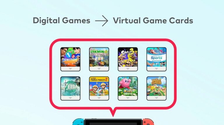 Nintendo permitirá o empréstimo de jogos digitais.