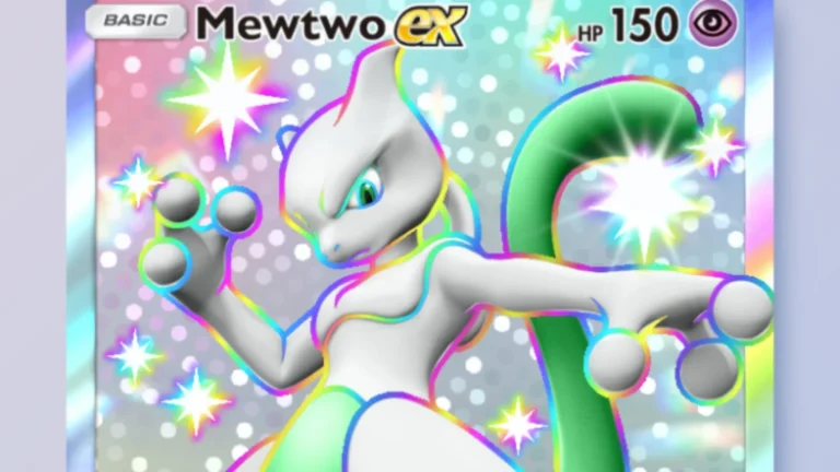 Novo Shiny Mewtwo em Pokémon TCG disponível apenas para compradores.