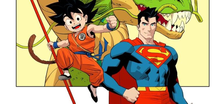 Artista da DC cria ilustrações de Goku e Superman