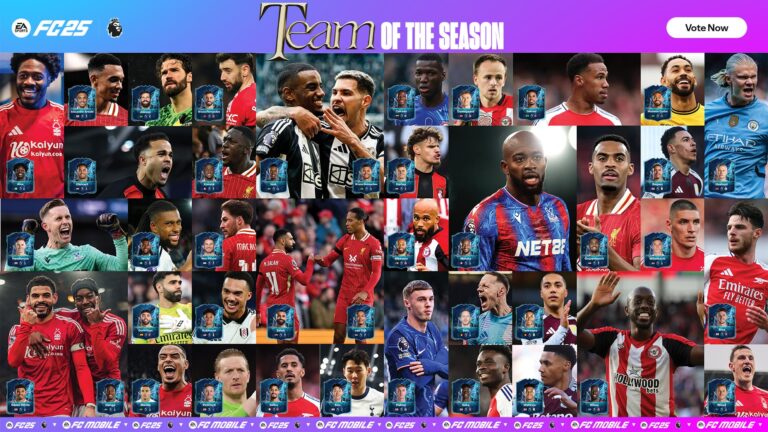 Vote na Equipe da Temporada da Premier League do FC 25