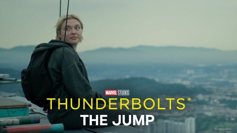 Florence Pugh salta do segundo edifício mais alto do mundo em cena de Thunderbolts