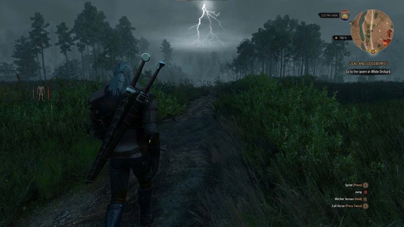 Tempestade em The Witcher 3