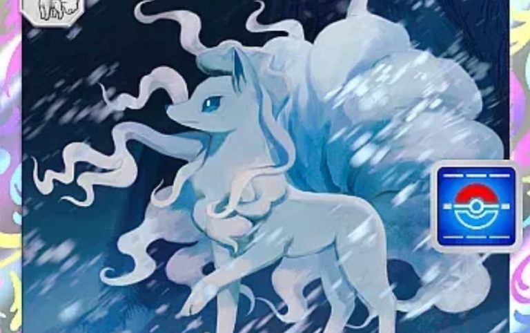 Pokémon TCG Pocket Lança Arte Rara de Alolan Ninetales