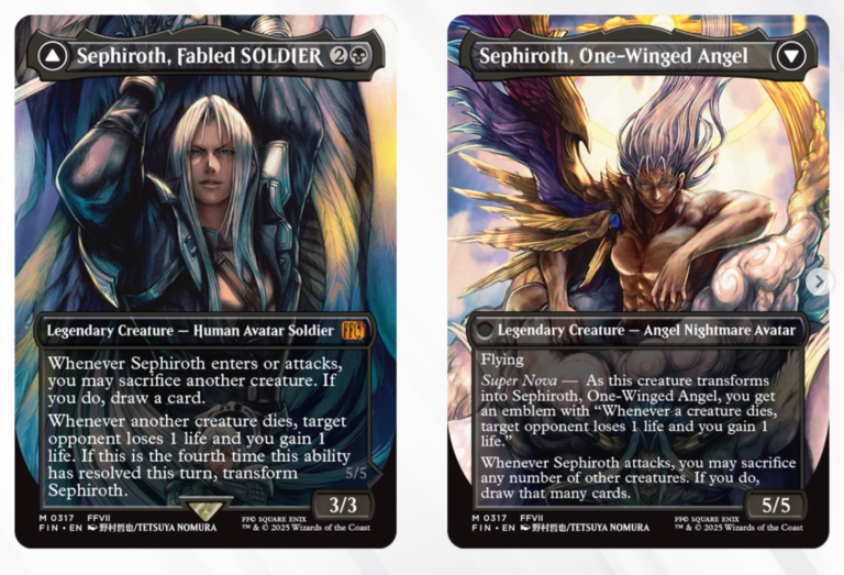 Safer Sephiroth em Magic: The Gathering Gera Expectativas entre os Fãs