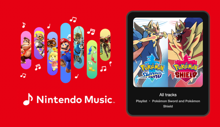 Banda Sonora de Pokémon Sword & Shield Disponível na Nintendo Music