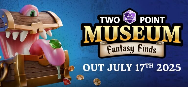 DLC Fantasy Finds será lançado em Two Point Museum em julho!