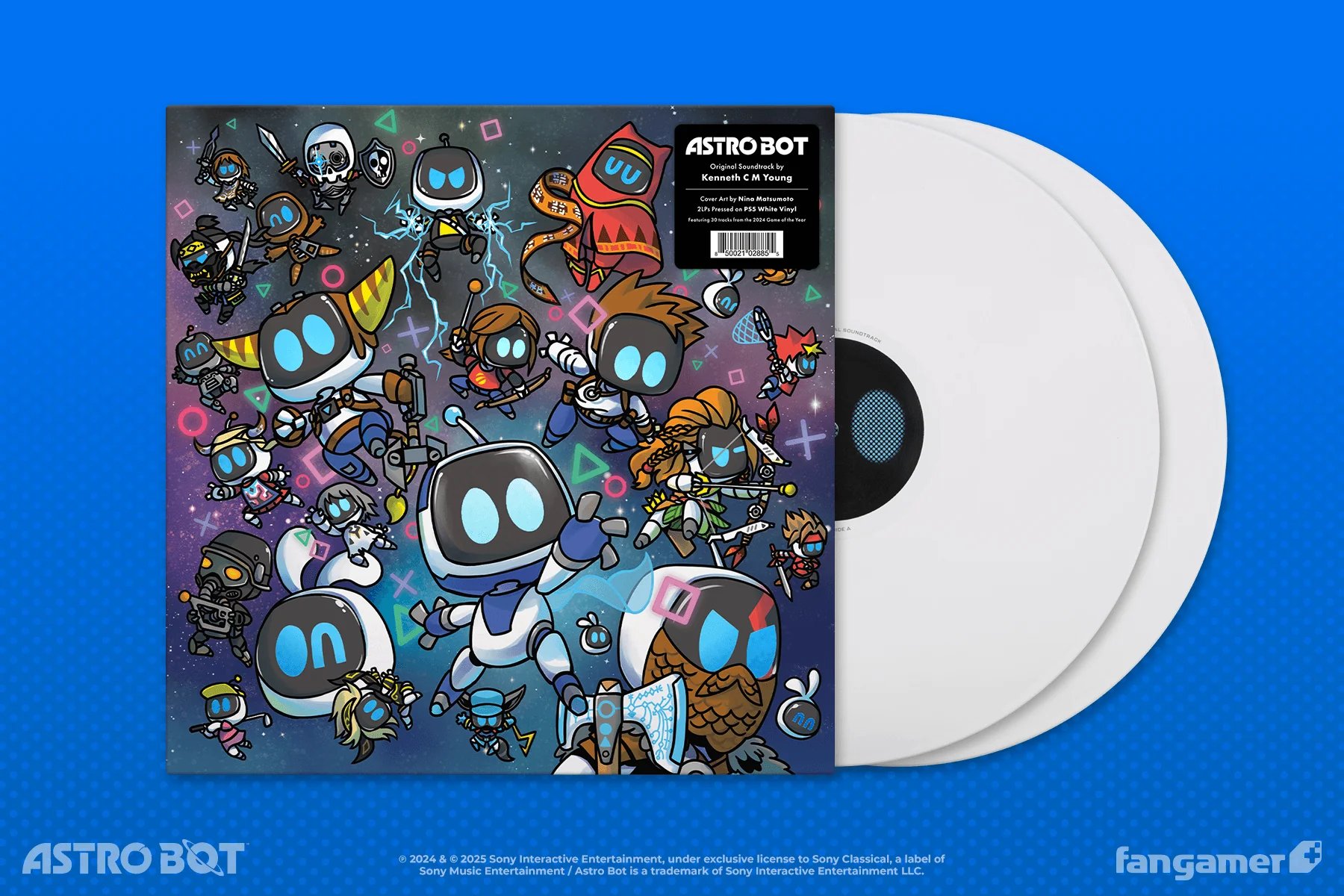 Disco de Vinil do Astro Bot
