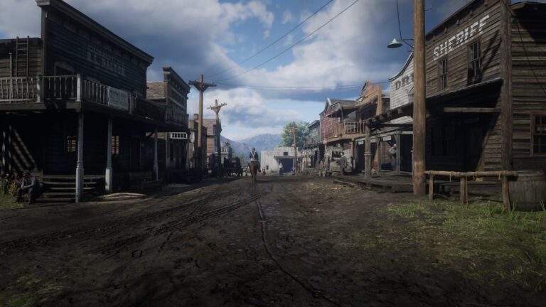 Jogador Passa 4 Meses Recriando Valentine de Red Dead 2 no Minecraft