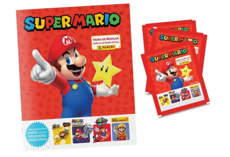 Panini Lança Álbum Oficial do Super Mario no Brasil