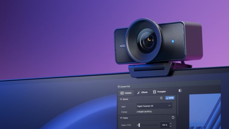 Elgato apresenta a nova Facecam com resolução 4K a 60fps