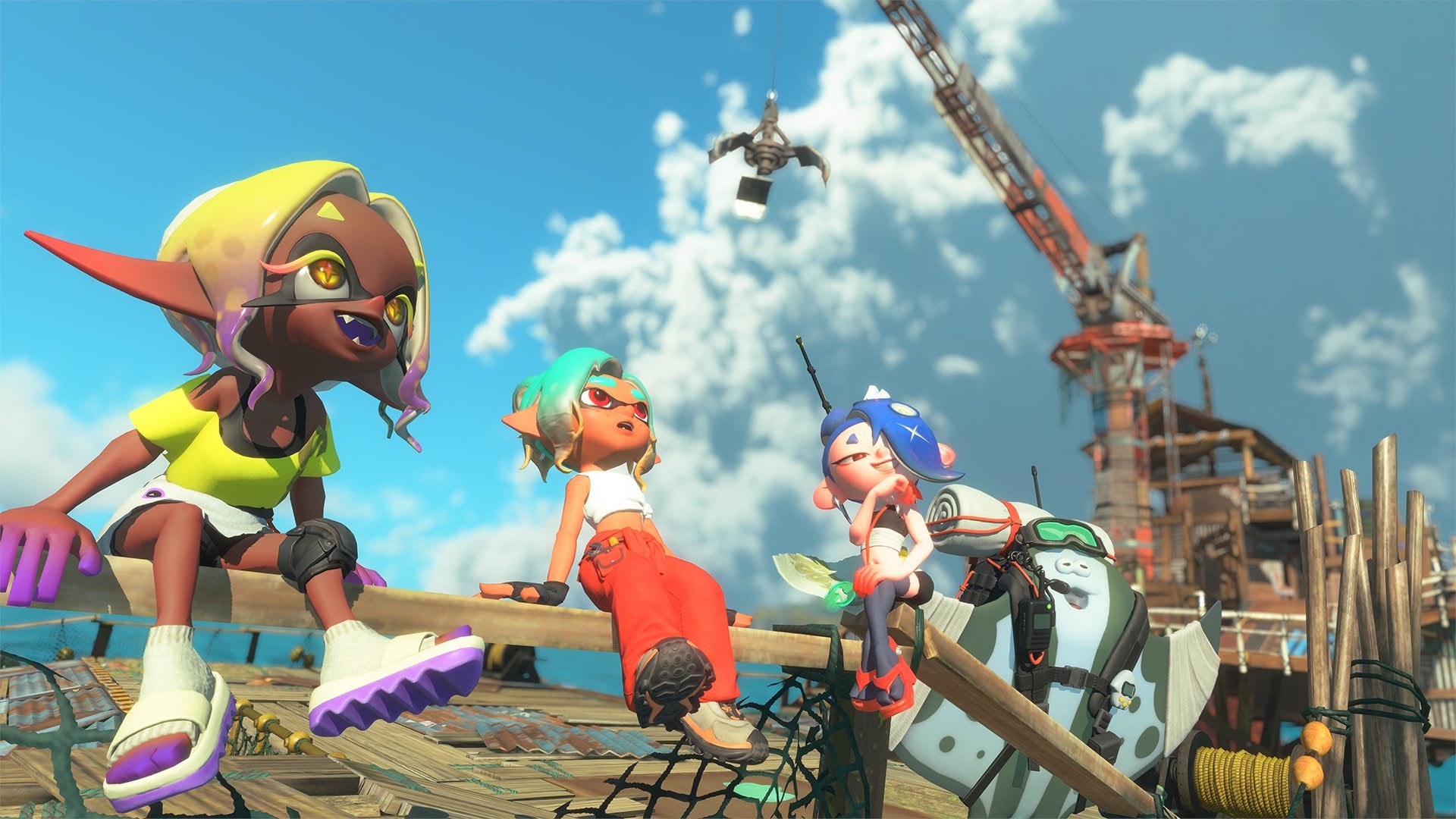 Imagem do jogo Splatoon Raiders