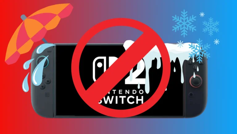 Calor Extremo em Portugal Pode Danificar Sua Nintendo Switch 2
