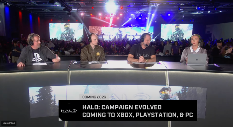 Halo Studios surpreende ao usar camiseta do PlayStation no lançamento do remake
