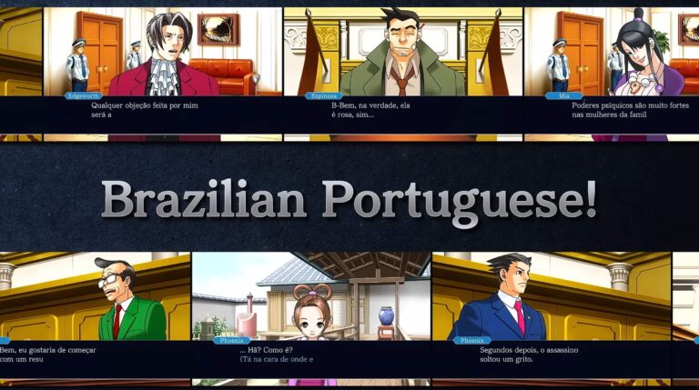 Phoenix Wright agora disponível em português sem objeções!