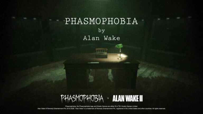 Phasmophobia anuncia colaboração com Alan Wake para maio