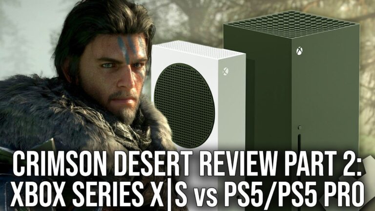 Gráficos de Crimson Desert na Xbox Series S se comparam a 720p da Switch