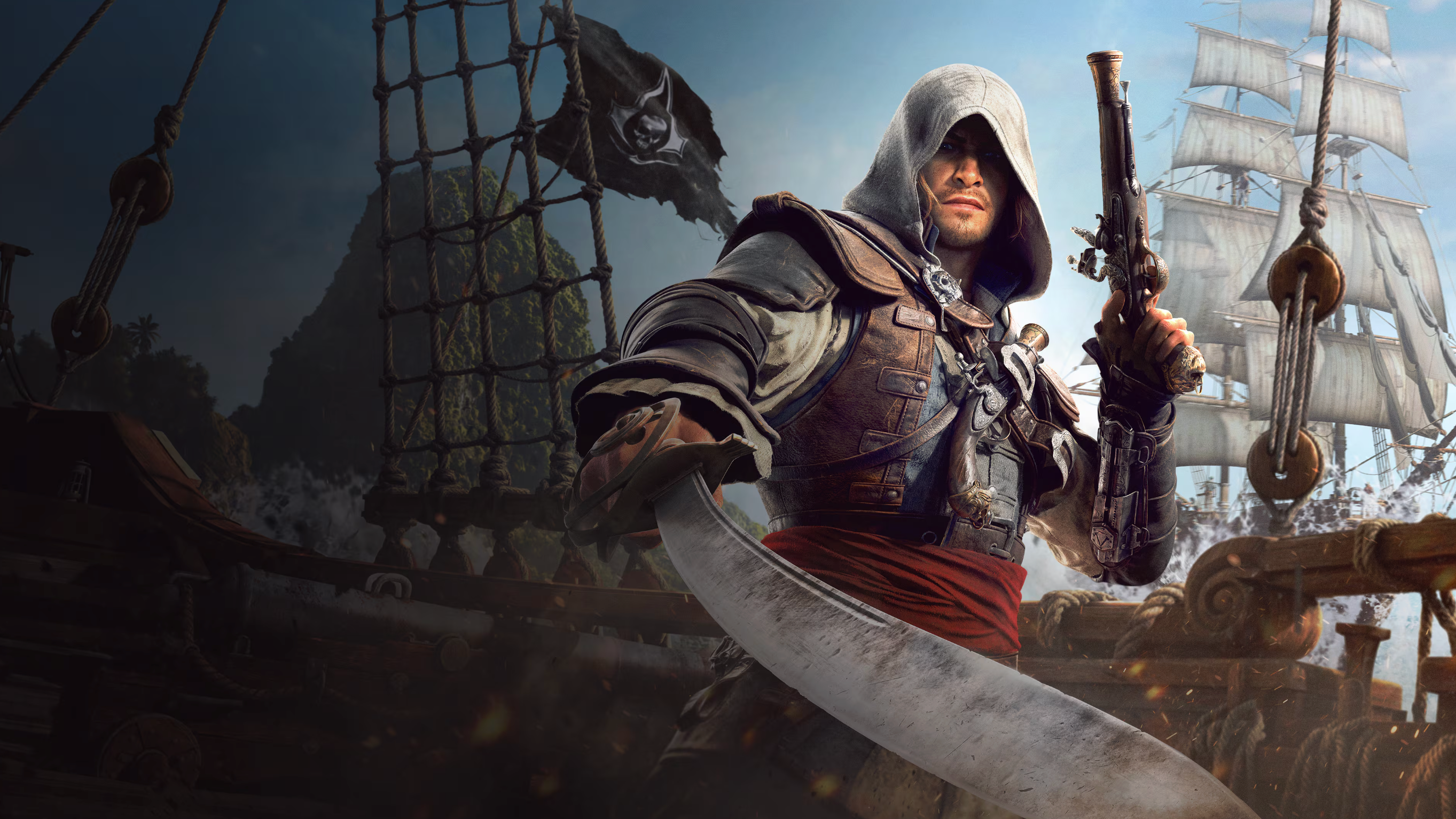 Captura de tela do jogo Assassin’s Creed: Black Flag Resynced
