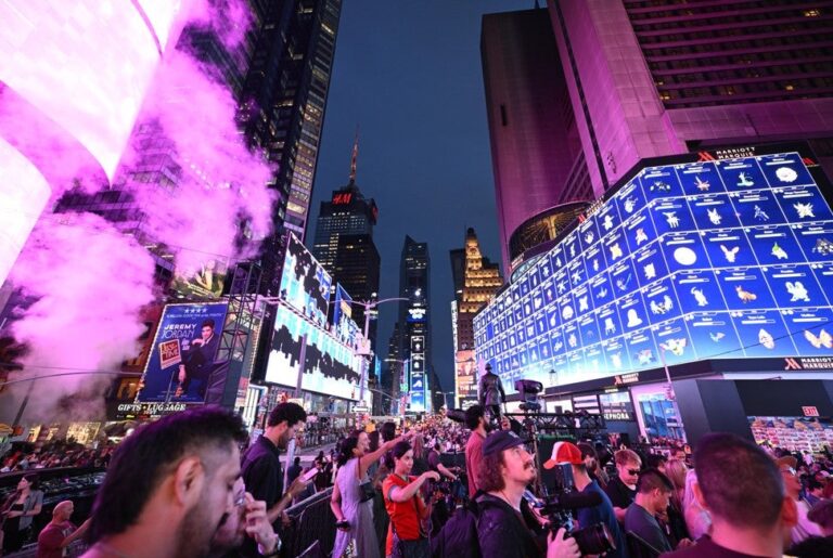 Pokémon GO é celebrado em grande estilo em Times Square