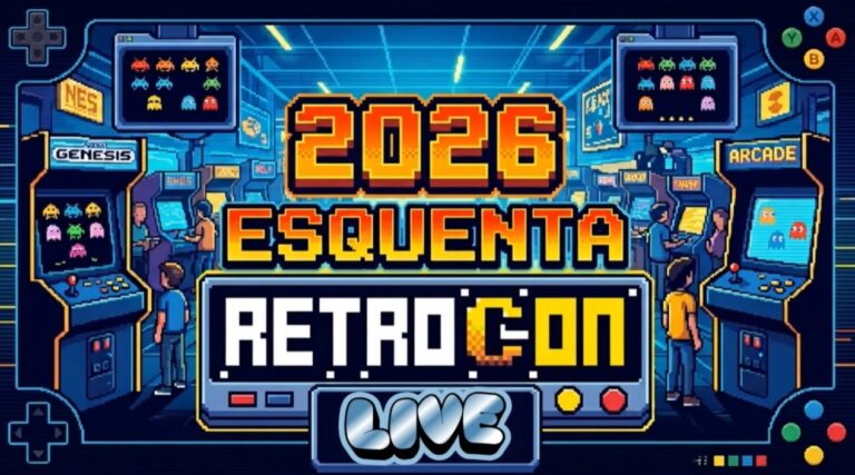 Mr. Games Talk Oitentistas se prepara para a Retrocon 2026